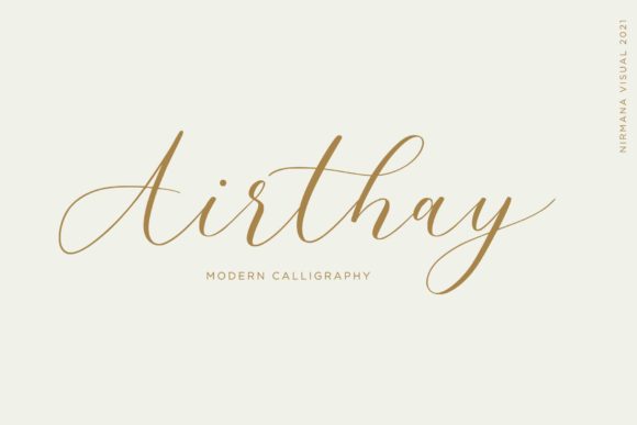 Airthay: The Script Font for Scroll-Stopping Branding
