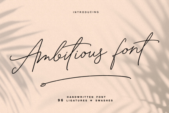 Ambitious Font: Elevate Your Handmade Brand
