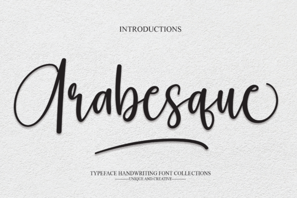 Arabesque: A Script Font for Modern Branding