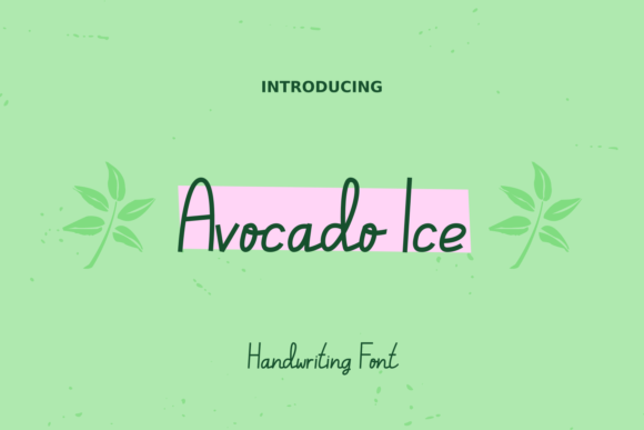 Avocado Ice Font for Modern Web Design