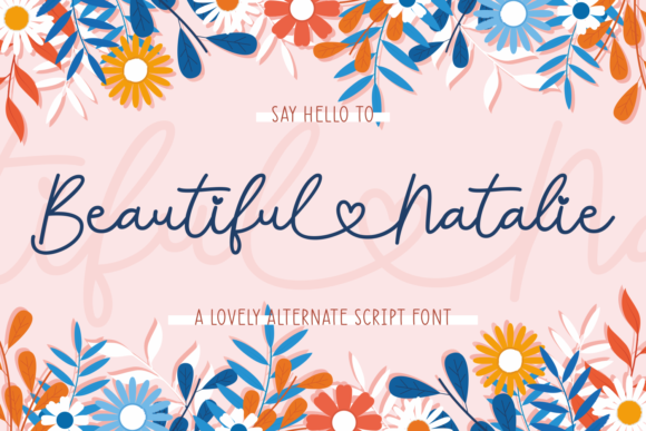 Beautiful Natalie: A Script Font for Modern Web Design