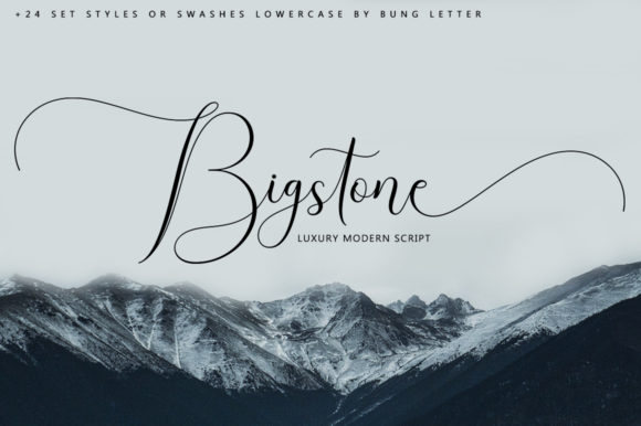 Bigstone: The Script Font for Scroll-Stopping Promo Designs