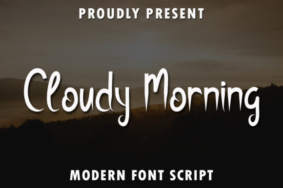 Cloudy Morning: A Balanced Script Font for Crafters