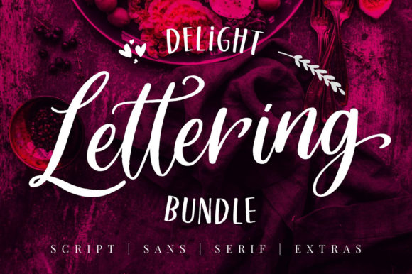 Delight Lettering: A Handwritten Font for Clear Campaigns