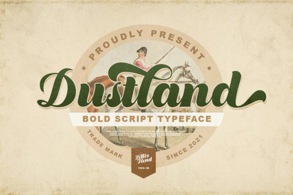 Dustland: A Vintage Handwritten Font for Bold Branding