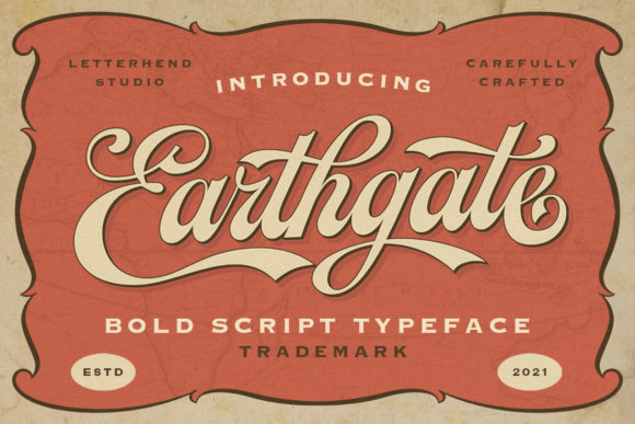 Earthgate Font Review: Bold Handwritten Style for Branding
