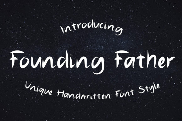 Founding Father: A Handwritten Font for Editorial Design