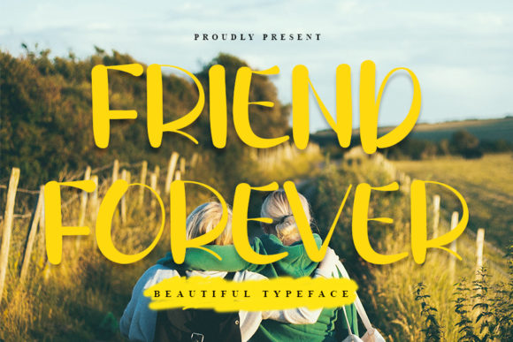 Friend Forever: A Handwritten Typeface for Editorial Design