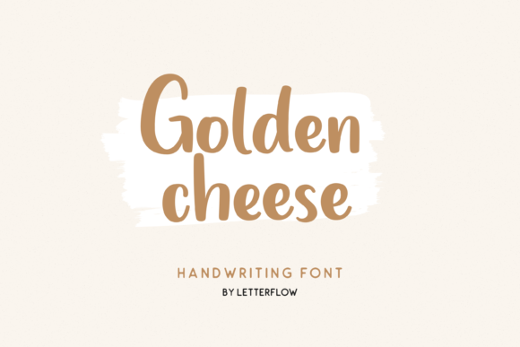 Golden Cheese: A Handwritten Font for Editorial Warmth