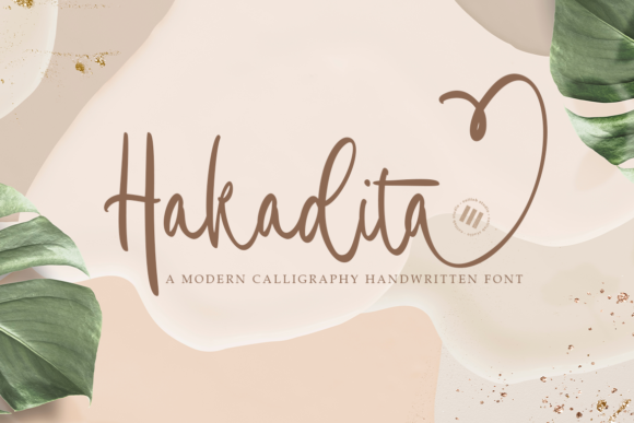 Hakadita: A Magical Script Font for Handmade Makers