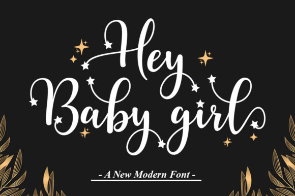 Hey Baby Girl: A Delicate Script Font for Elegant Branding