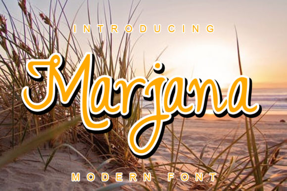 Marjana: A Delicate Script Font for Editorial Design