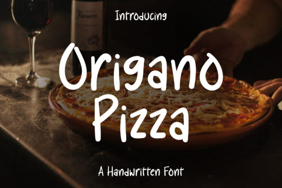 Origano Pizza Font for Crafters