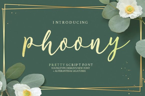 Phoony: A Handwritten Font for Bold Branding