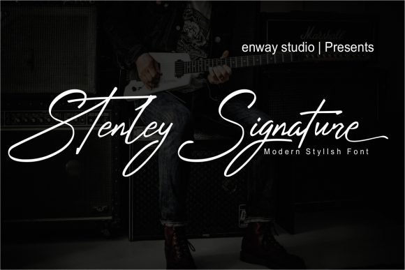 Stenley Signature: The Script Font for Modern Brands