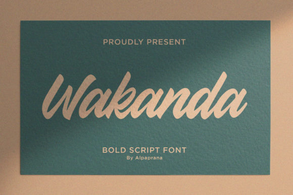 Wakanda Font: A Bold Script for Modern Web Design